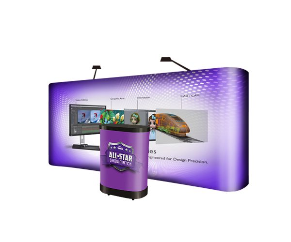 POP-UP Display Wall (8ft STRAIGHT Shopping Centre Use)